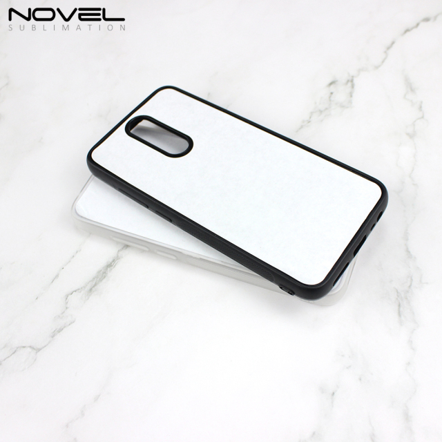 Sublimation Blank 2D TPU Phone Case For Redmi 8 With Metal Insert