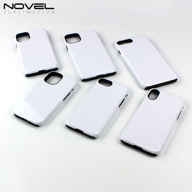 High Quality Blank Sublimation 3D 2IN1 Coating Case For iPhone 13 Pro Max