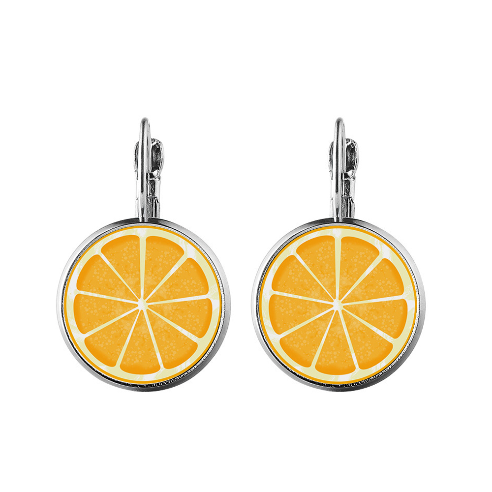Fashion Sublimation Blank French Earring- Round Shape