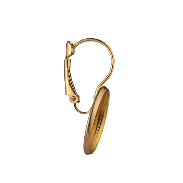Fashion Sublimation Blank French Earring- Round Shape