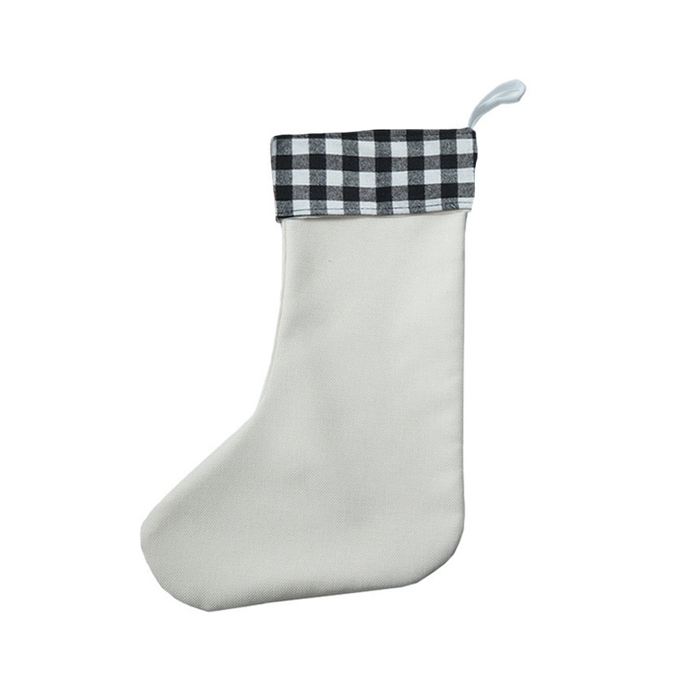 Xmas Stocks Hanging Ornaments Christmas Stocking For Decor Christmas Tree Fireplace Decoration Dye Sublimation Blanks