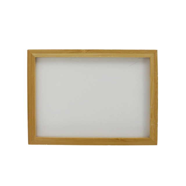 New Arrival Bamboo Photo Frames Dye Sublimation Blanks Frame with Music Box 5.5&quot; * 7.5&quot; Eco-friendly Wood Bamboo Photo Frame