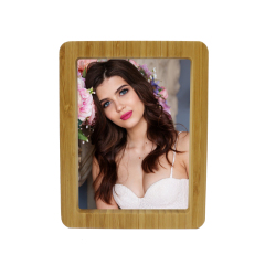 High Quality Bamboo Wood Picture Frame For DIY Picture Bamboo Panel Framing Dye Sublimation Blanks Photo Frames