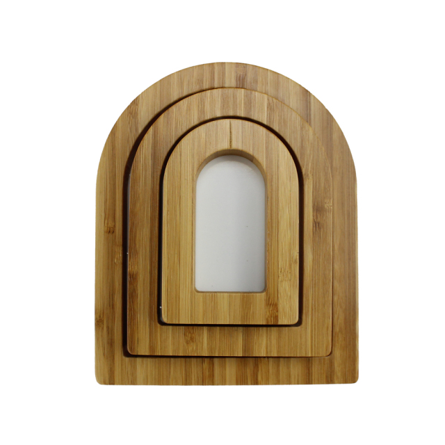 Nordic Style Dolls Photo Frame Dye Sublimation Blanks Bamboo Picture Frames Modern Design Eco-friendly Bedroom Picture Frame