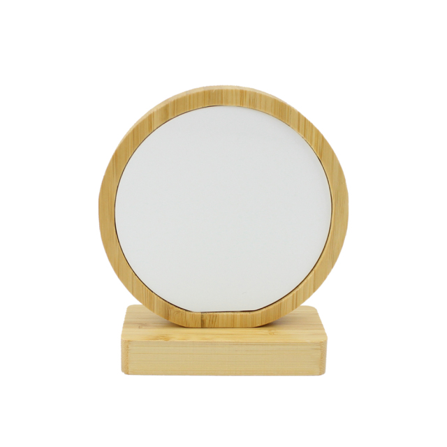 Heart Shape Bamboo Photo Frames Eco-friendly Home Decor Table Art Picture Frames Dye Sublimation Blanks Wooden Photo