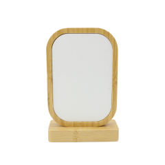 Heart Shape Bamboo Photo Frames Eco-friendly Home Decor Table Art Picture Frames Dye Sublimation Blanks Wooden Photo