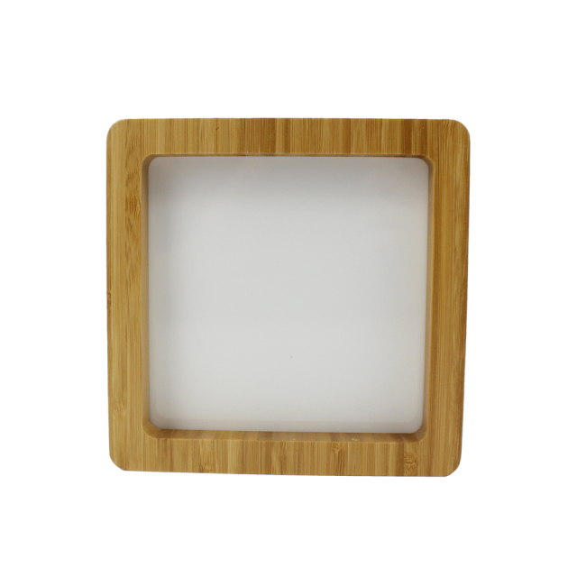 Bamboo with Double Inserted Aluminum Sheet Combined Frame Eco-friendly Dye Sublimation Blanks Bamboo Photo Frames