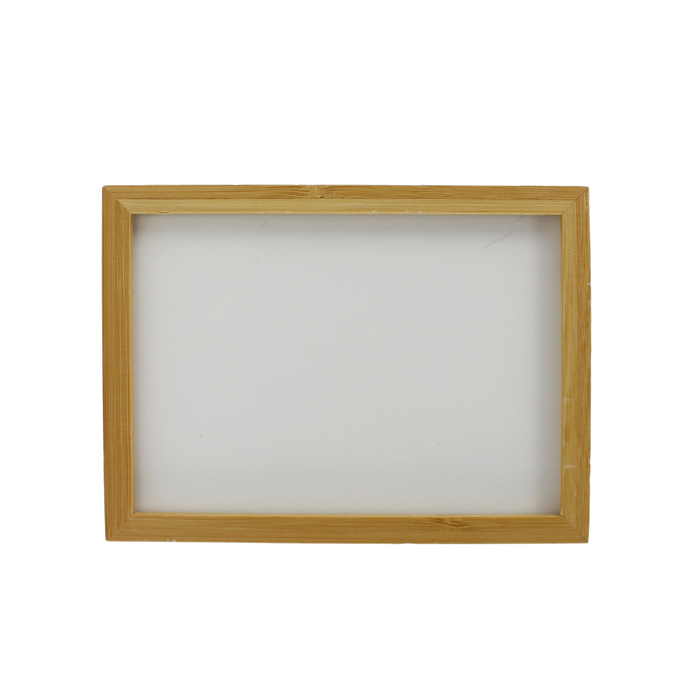 New Arrival 10*14cm Bamboo Photo Frames Dye Sublimation Blanks Photo Frame with Music Box Eco-friendly Wood Bamboo Photo Frame