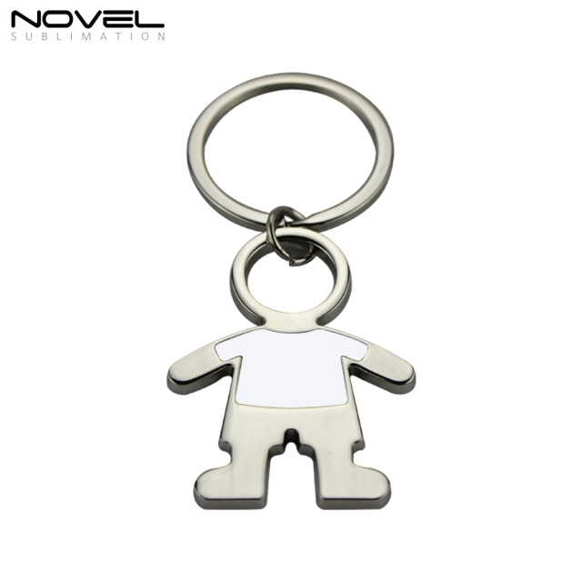 Dye Sublimation Blanks Metal Keychains Boy Girl Lover key chain Pendants Promotional Gifts Bag Charms Accessories