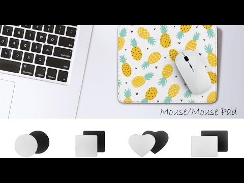 Discount Hot Selling! Sublimation Blank PU Leather Mouse Pad With Different Shapes Wholesale PU Leather Desk Mat Gaming Mouse Pad