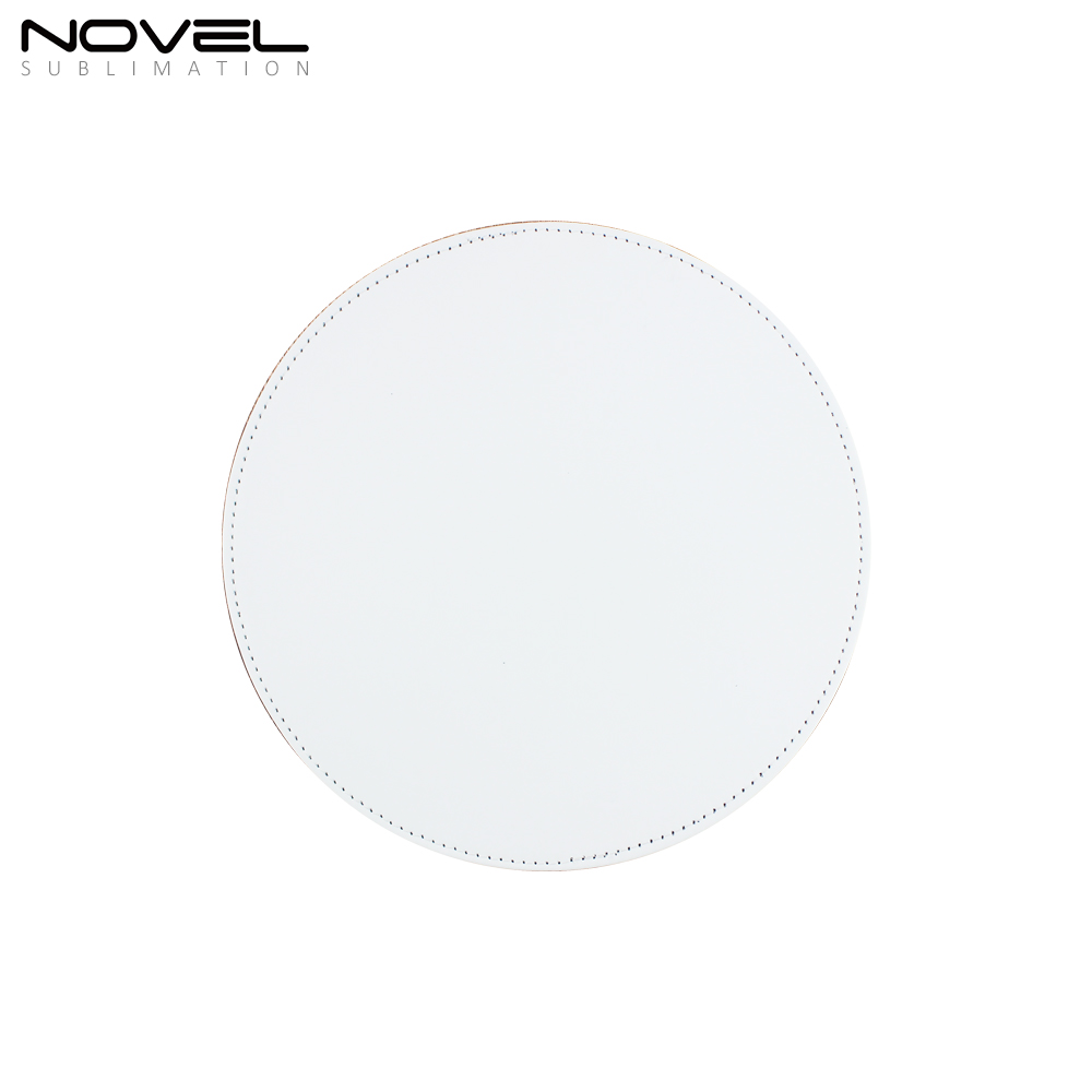 Discount Hot Selling! Sublimation Blank PU Leather Mouse Pad With Different Shapes Wholesale PU Leather Desk Mat Gaming Mouse Pad