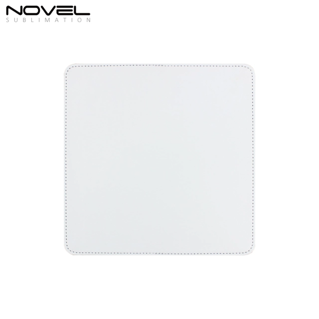 New Arrival Sublimation Blank PU Leather Mouse Pad With Different Shapes