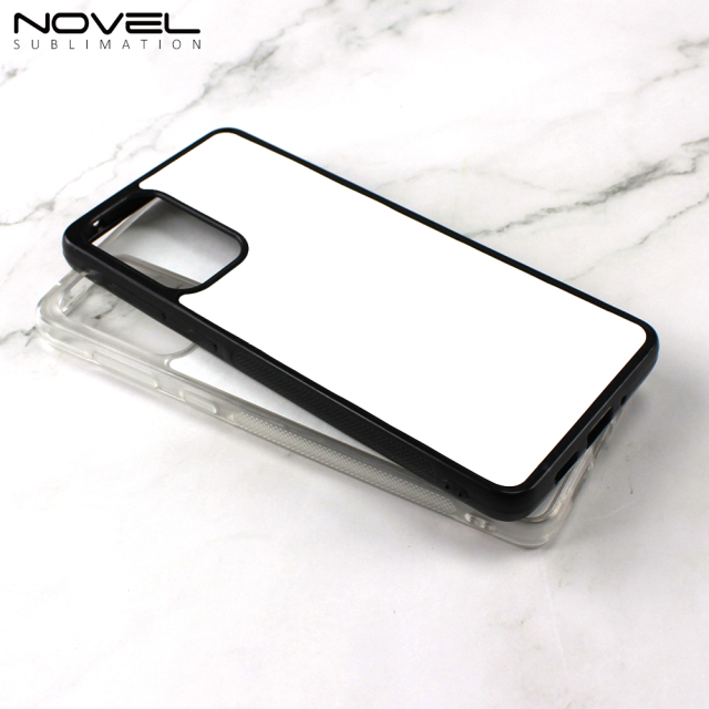 For Samsung Galaxy A73 5G Sublimation 2D TPU Phone Case Cover With Metal Insert