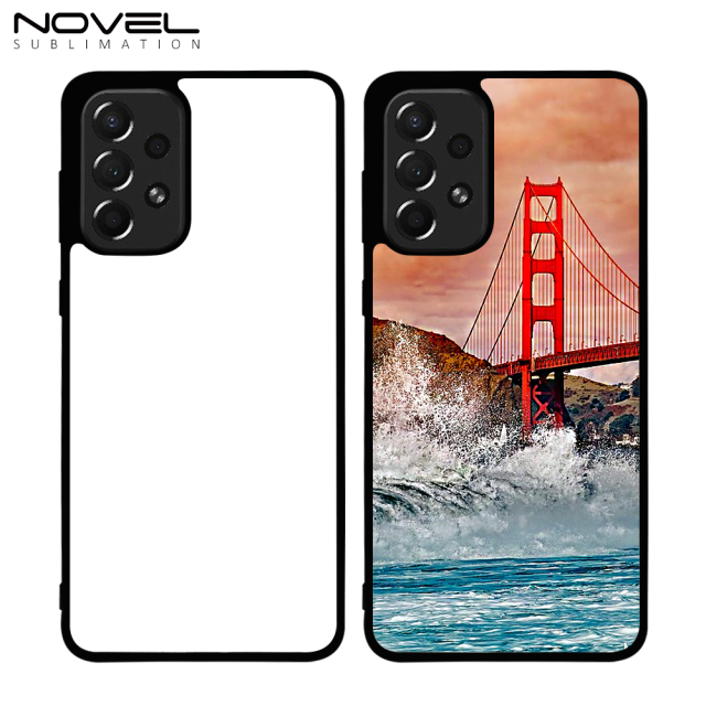 For Samsung Galaxy A73 5G Sublimation 2D TPU Phone Case Cover With Metal Insert