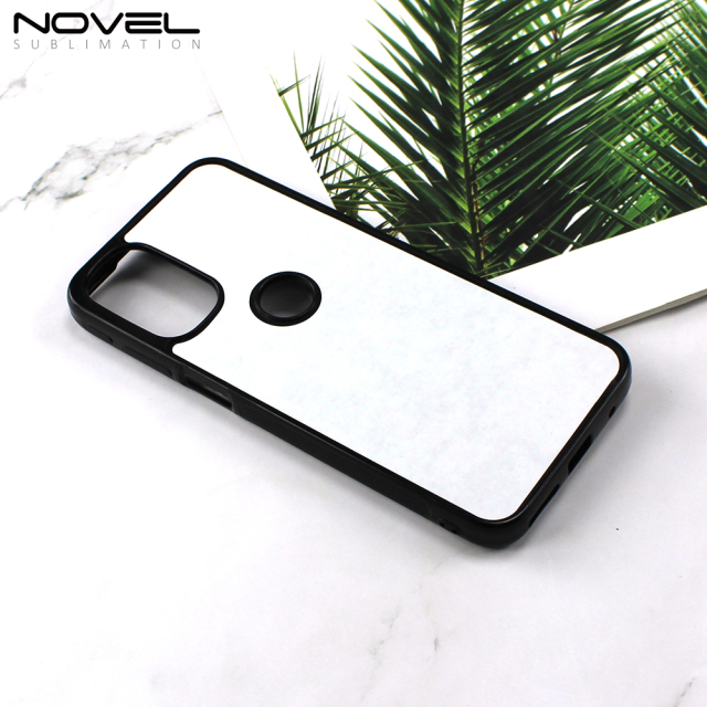 For Motorola G31 G41 Blank Sublimation Rubber 2D TPU Phone Case With Metal Insert