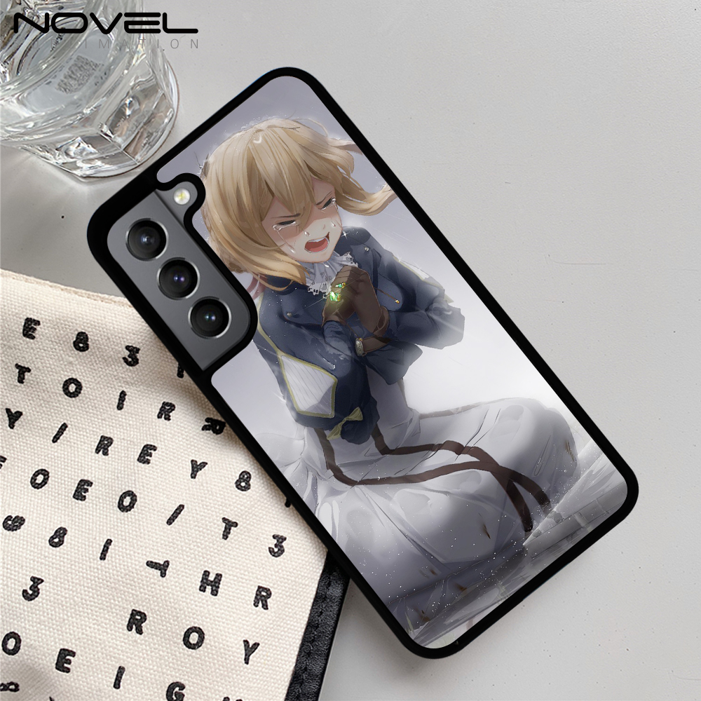 Sublimation Phone Case  2D TPU Case For Samsung S Series Galaxy S22 S21 S20 S10 Rubber Phone Cover With Metal Insert