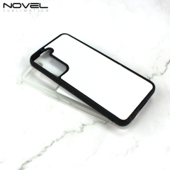 Sublimation Phone Case  2D TPU Case For Galaxy S22 Rubber Phone Cover With Metal Insert