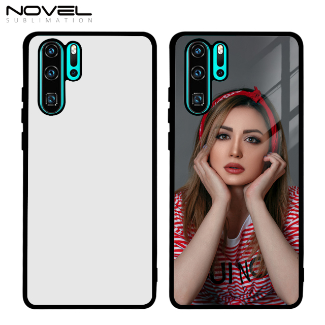 2D Sublimation Case For Huawei P30 Pro With Tempered Glass Insert