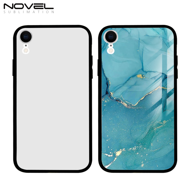 New Sublimation Blank TPU Glass Phone Case For iPhone XR