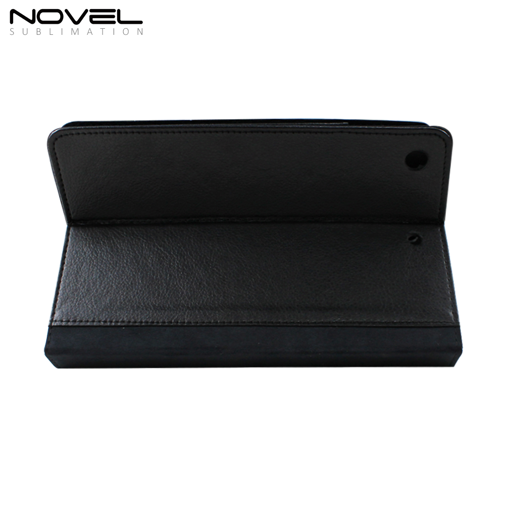 Sublimation TPU Inside Tablet Cover PU Leather Case for iPad Mini 2 with White Canvas Surface