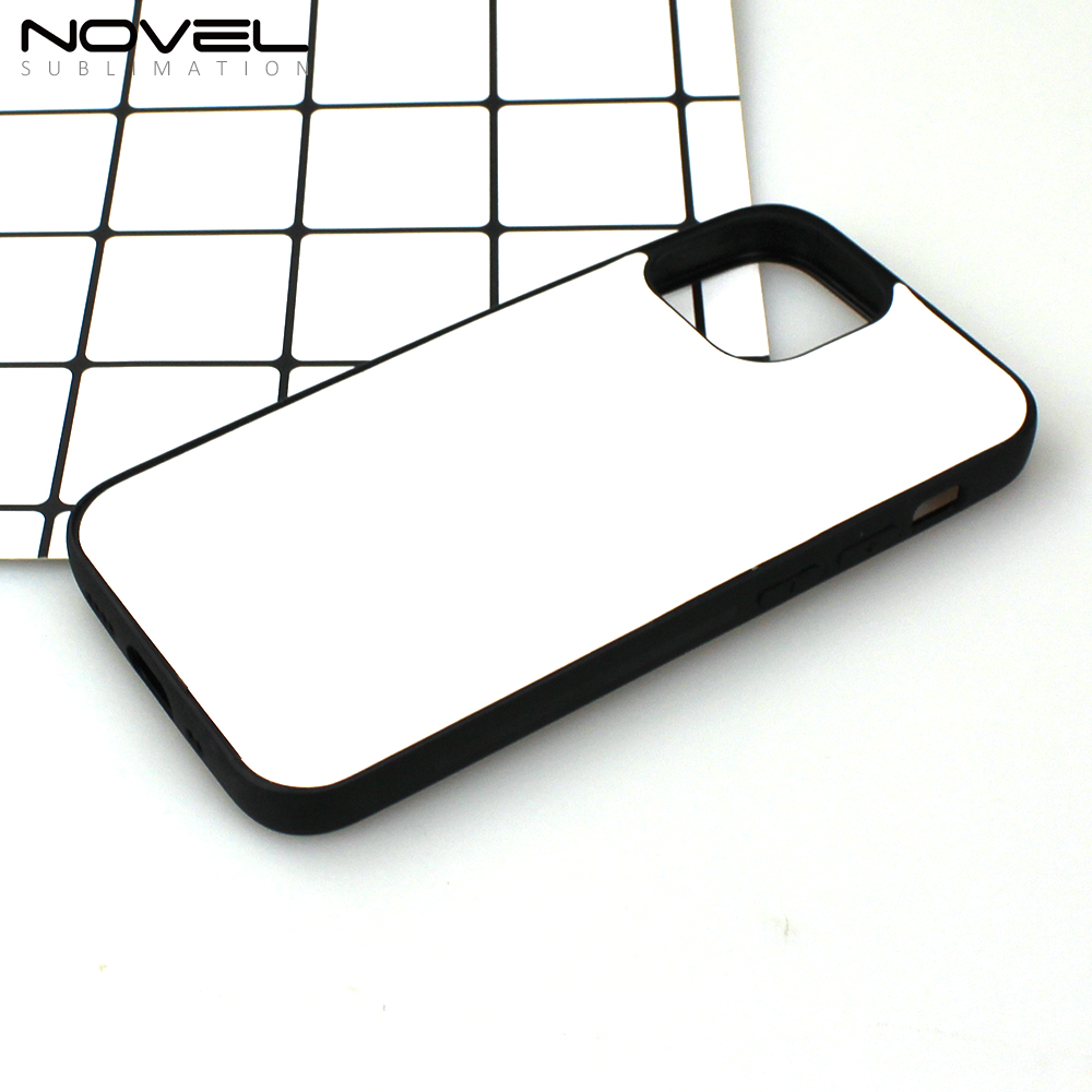 Sublimation Blank 2D Tempered Glass TPU Phone Case for iPhone 13 mini