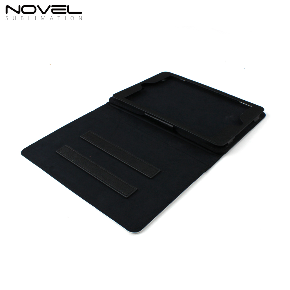 Sublimation TPU Inside Tablet Cover PU Leather Case for iPad Mini 2 with White Canvas Surface