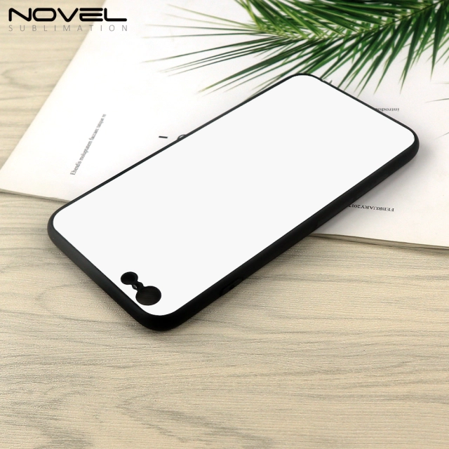 Tempered Glass Case For iPhone 6s Sublimation TPU Phone Case