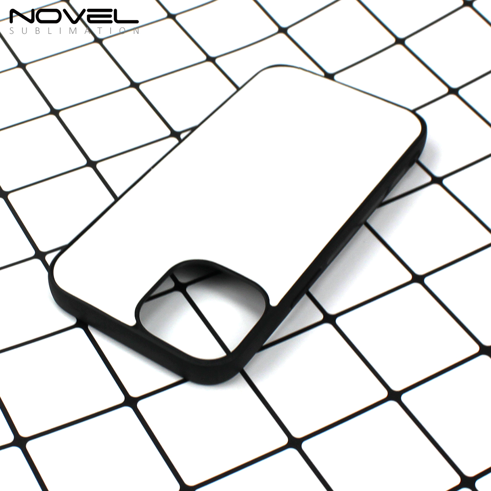 Sublimation Blank 2D Tempered Glass TPU Phone Case for iPhone 13 mini