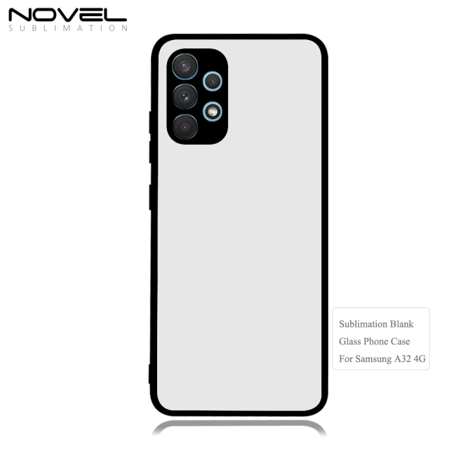 Personalized Sublimation 2D TPU Case With Tempered Glass Insert For Galaxy A32 4G