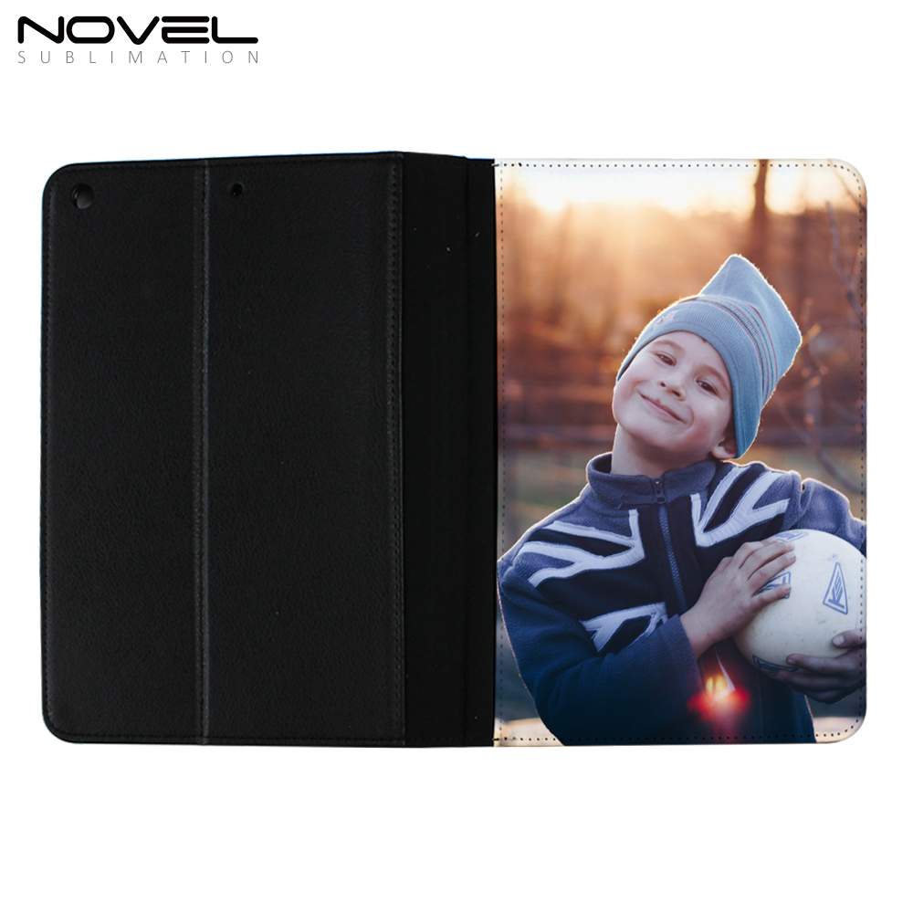 Sublimation Tablet Cover PU Leather Case for iPad 5 with White Canvas Surface