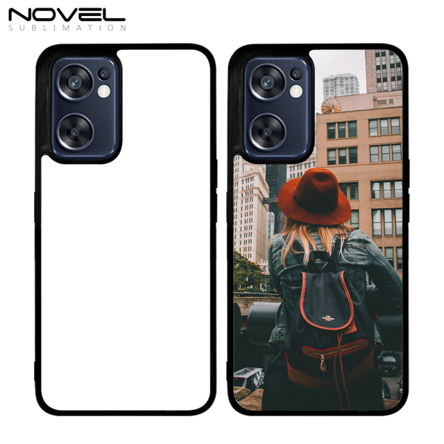Sublimation 2D TPU Case Soft Rubber Sides for OPPO Reno7 SE 5G