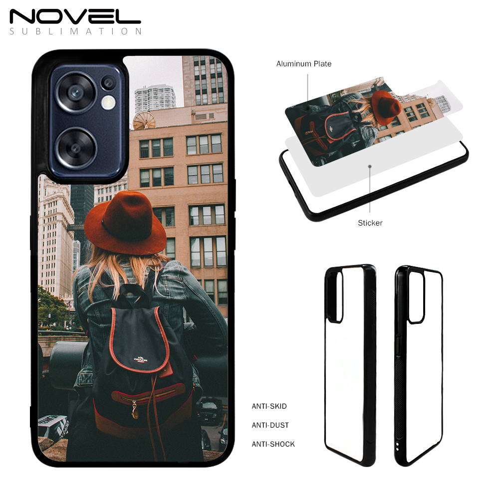 Sublimation 2D TPU Case Soft Rubber Sides for OPPO Reno7 SE 5G