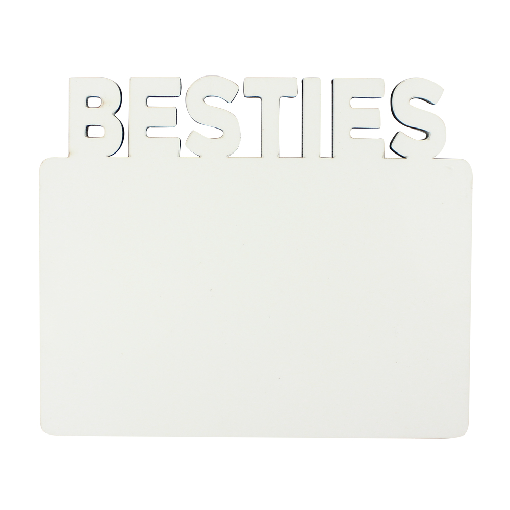 High Quality Sublimation MDF Photo Frame With Bracket Various Shapes