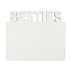 High Quality Sublimation MDF Photo Frame With Bracket Various Shapes