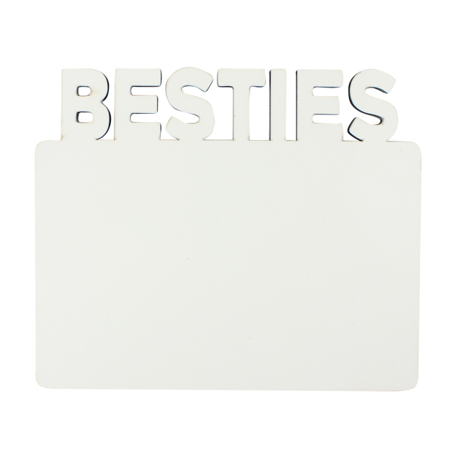 High Quality Sublimation MDF Photo Frame With Bracket Various Shapes