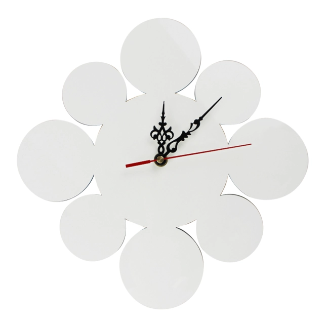 Sublimation MDF Wooden Wall Clock Various Shapes