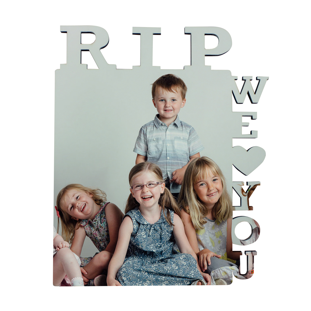 High Quality Sublimation MDF Photo Frame With Bracket Various Shapes