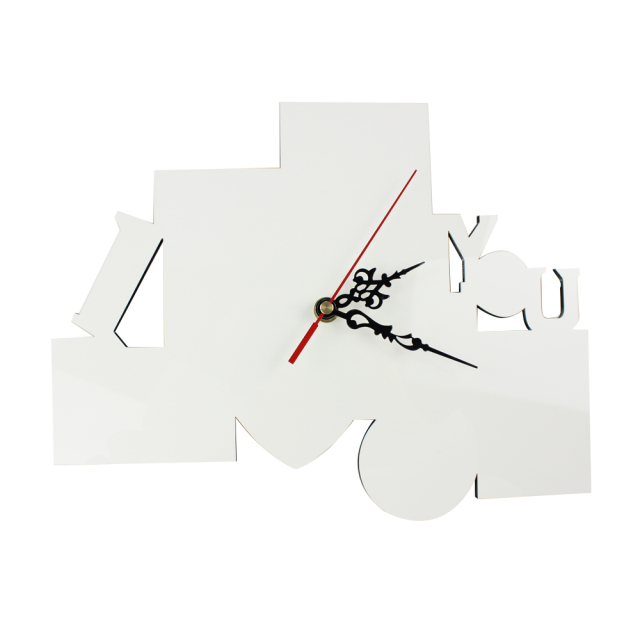 Sublimation MDF Wooden Wall Clock Various Shapes