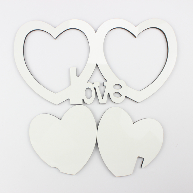 High Quality Sublimation MDF Photo Frame With Bracket Various Shapes