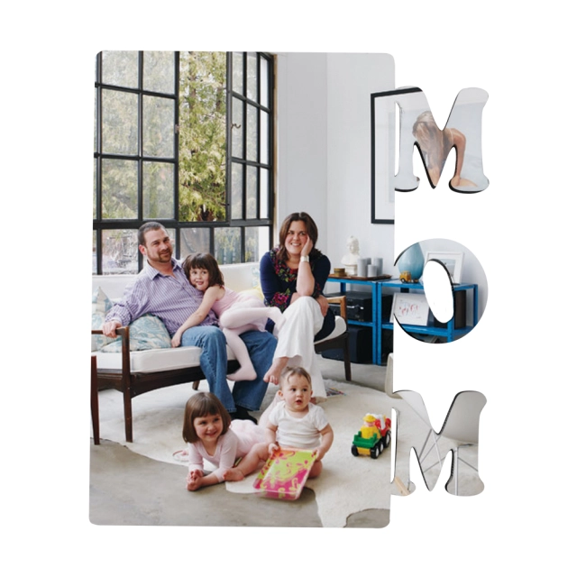 Sublimation Printable DIY MDF Photo Frame With Bracket Various Shapes