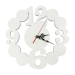 Sublimation MDF Wooden Wall Clock Various Shapes