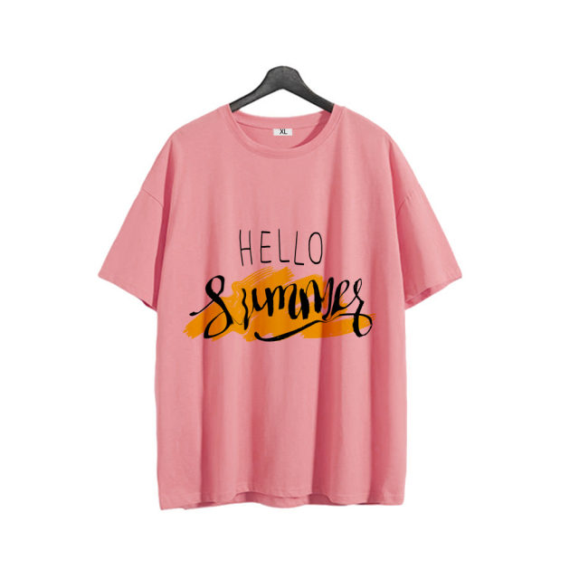 Colorful Polyester T-shirt Sublimation Adult Short Sleeves T-shirt