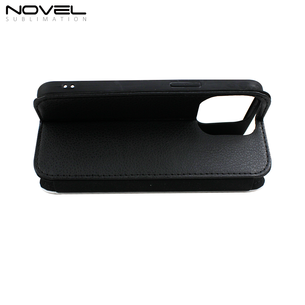Sublimation Inside TPU case PU Leather Flip Phone Wallet Case for iPhone 13 Pro / iPhone 13 Pro Max / iPhone 12 Pro Max / iPhone 11 Pro Max