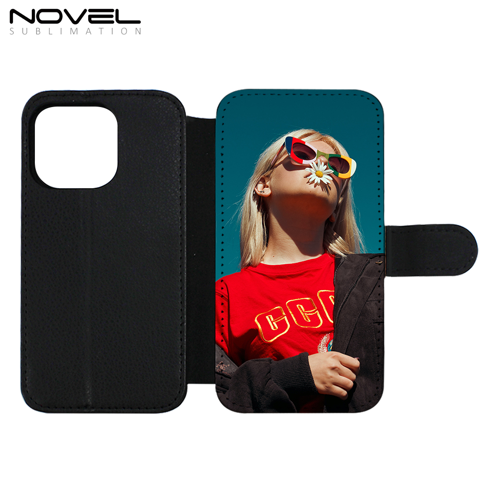 Sublimation Inside TPU case PU Leather Flip Phone Wallet Case for iPhone 13 Pro / iPhone 13 Pro Max / iPhone 12 Pro Max / iPhone 11 Pro Max