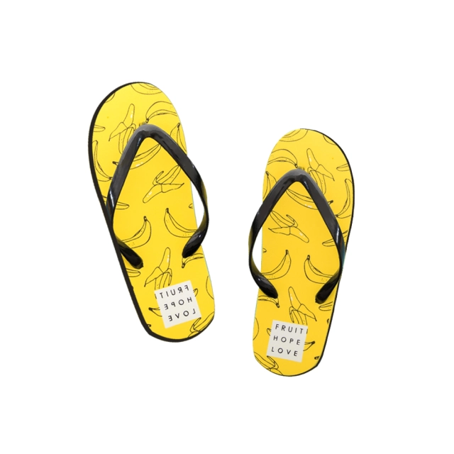 Sublimation Colorful Soft Rubber Sole Slipper Filp Flops For Kid