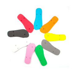 Sublimation Colorful Soft Rubber Sole EVA Filp Flops Blank Sandals DIY Beach Slippers  For Adult Slipper