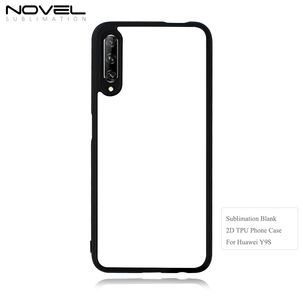 Sublimation Blank 2D TPU Phone Case With Metal Sheet For Heat Press Printing For Huawei Y9S/ Y9A/ Y8S