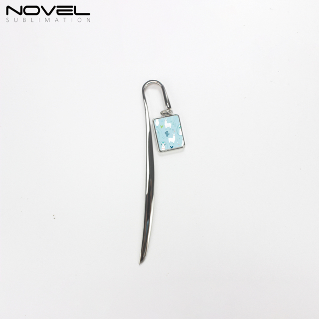 Personalized Sublimation Retangle Metal Bookmark With Aluminum Sheet