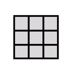 Sublimation Cotton Linene Square Grid Table Mat Decoration Placemat 30*30CM