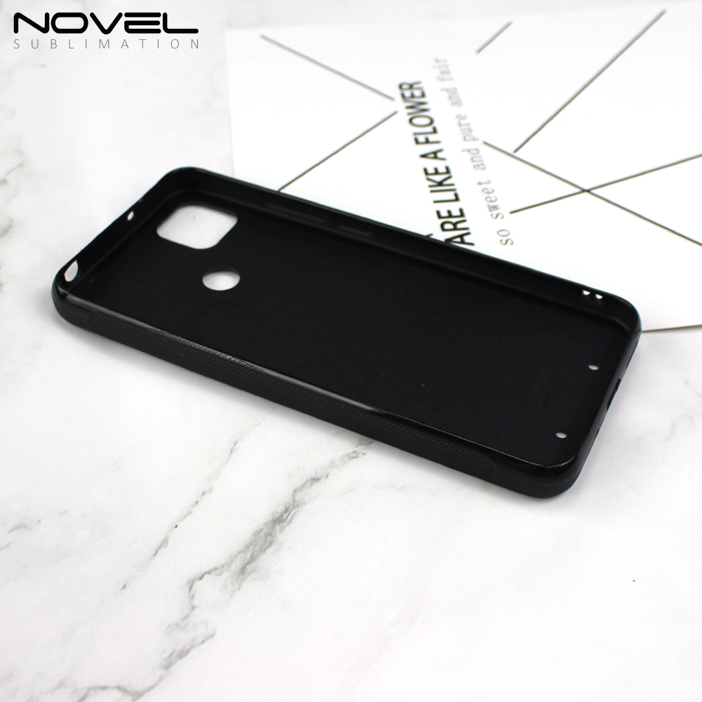 Sublimation Blank 2D TPU Phone Case With Metal Insert For Xiaomi Redmi 9C